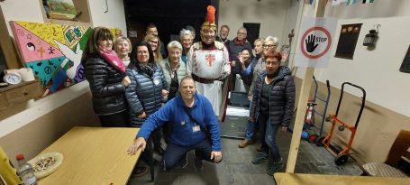 Die Glücksritter mit Sankt Martin