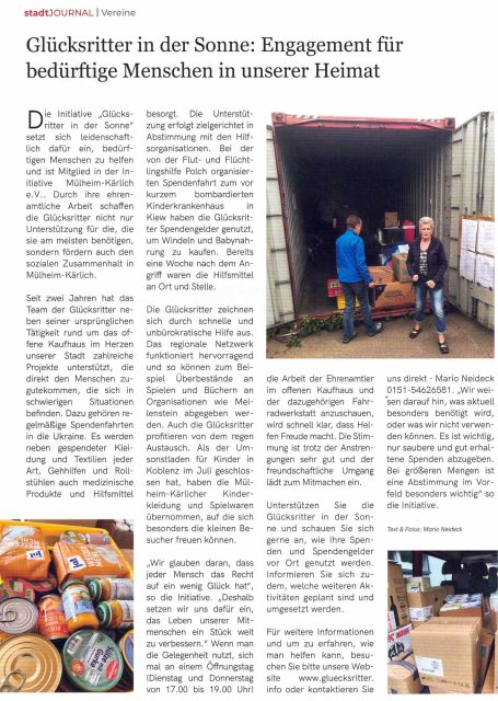 Bericht Stadt Journal 08/2024